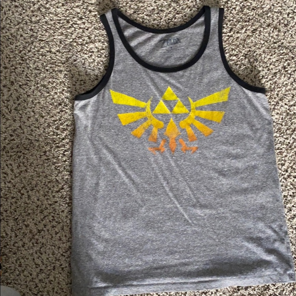 Zelda logo tank top